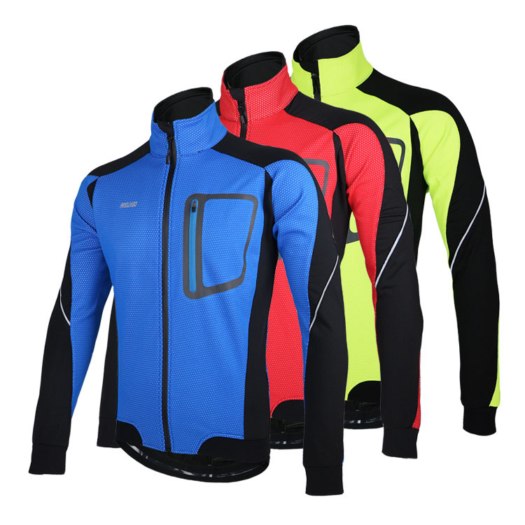 ARSUXEO Cycling Fleece Jersey Jacket